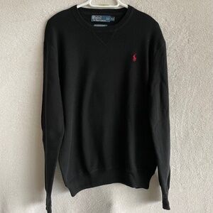 Polo by Ralph Lauren Crewneck Fleece Sweatshirt with V-inset.